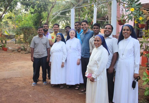 Visita di Sr. Carmela Cataldo a St. Paul Major Seminary, Manjaly 
