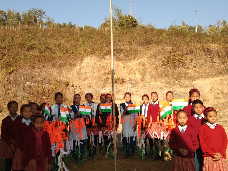  Scuola elementare , Pongchau, Arunachal Pradesh - 14 novembre 2020