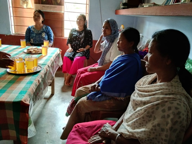  Visita dei membri dell'associazione, Pongchau, Arunachal Pradesh - 2021