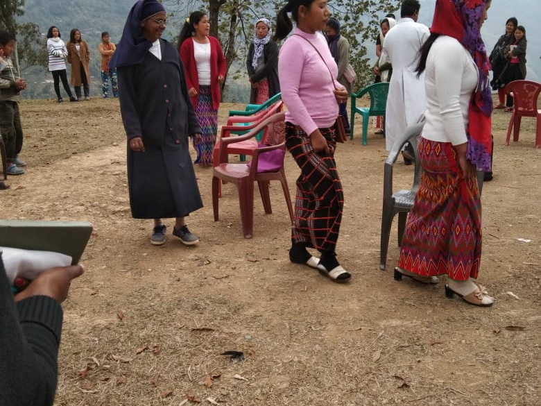 Giochi organizzati per la festa delle donne, Pongchau, Arunachal Pradesh - 8 Marzo 2021