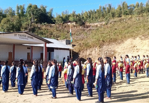 Assemblea scolastica, Pongchau, Arunachal Pradesh - 2020