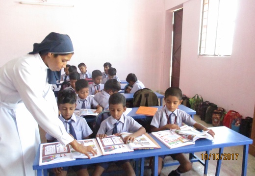 Scuola d'infanzia Madurai - ottobre 2017