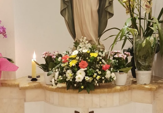 Tomba di Madre Carla Borgheri al interno della cappella Vergine Immacolata