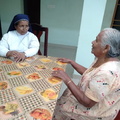 Karunyabhavan a casa di accoglienza per persone anziane.